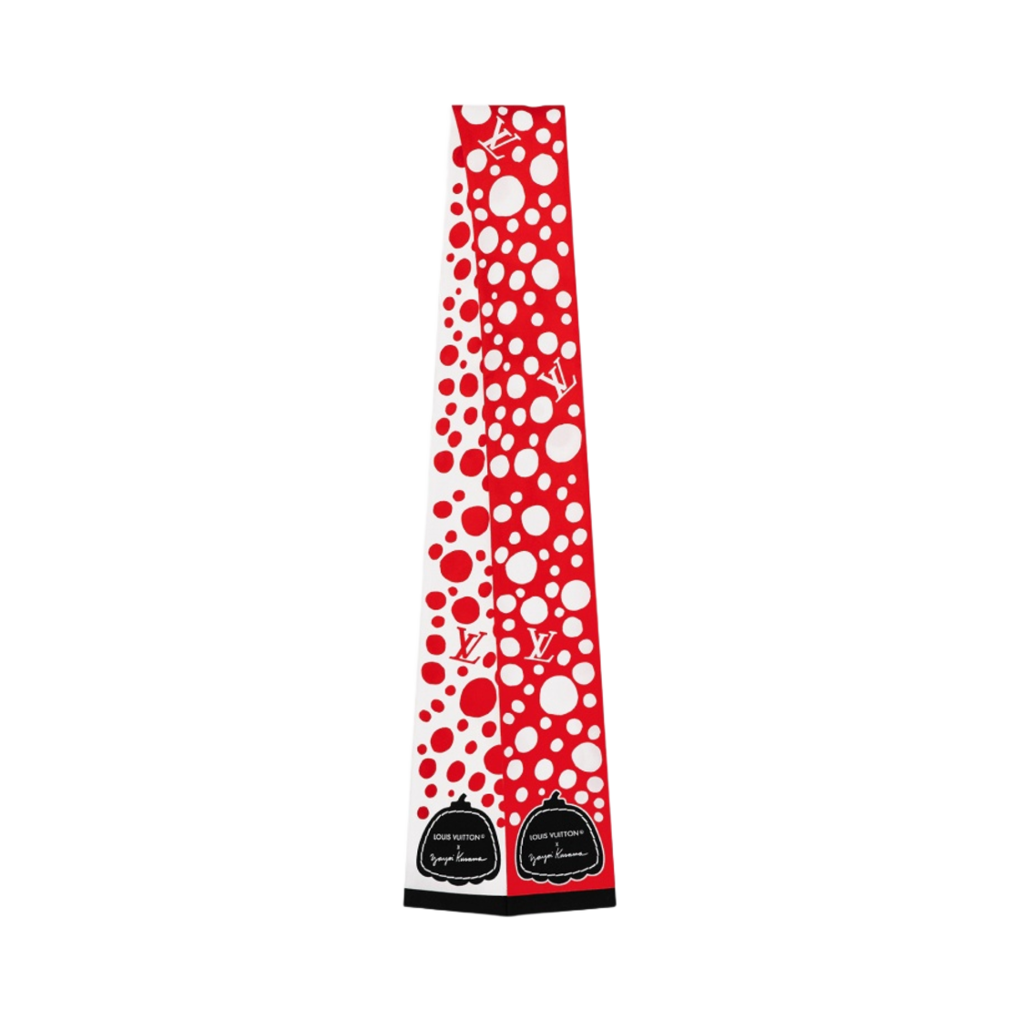 (W) 루이비통 x 야요이 쿠사마 인피니티 닷 방도 레드 화이트((W) Louis Vuitton x YK Infinity Dots Bandeau Red White) - 1