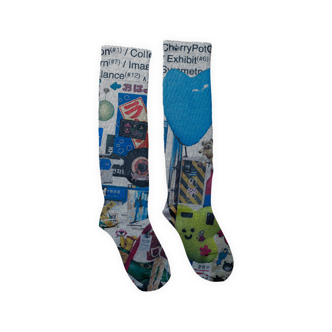 Cherry Pot Slouch Sock Gray CHERRY DRIVER Cherry Pot Slouch Sock Gray