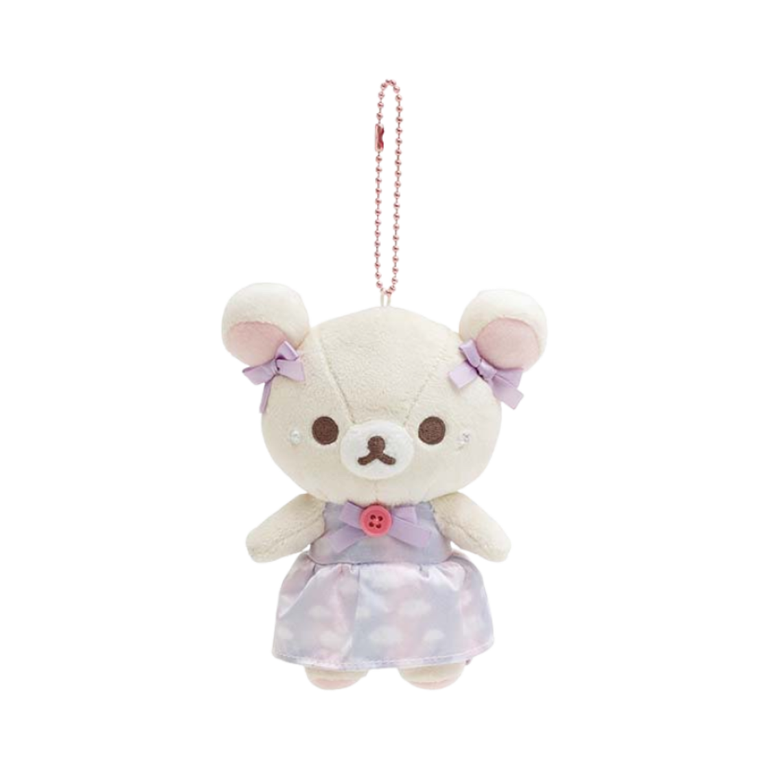 - San-X Rilakkuma Cotton Candy Keyring Korilakkuma