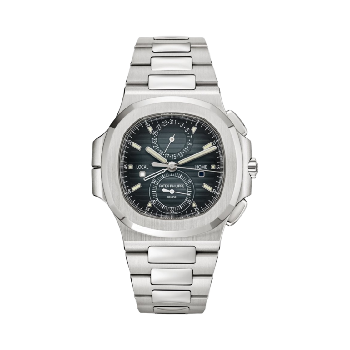 5990/1A-011 Patek Philippe Nautilus 40.5mm 5990/1A-011 Steel Sunburst Blue Dial Steel