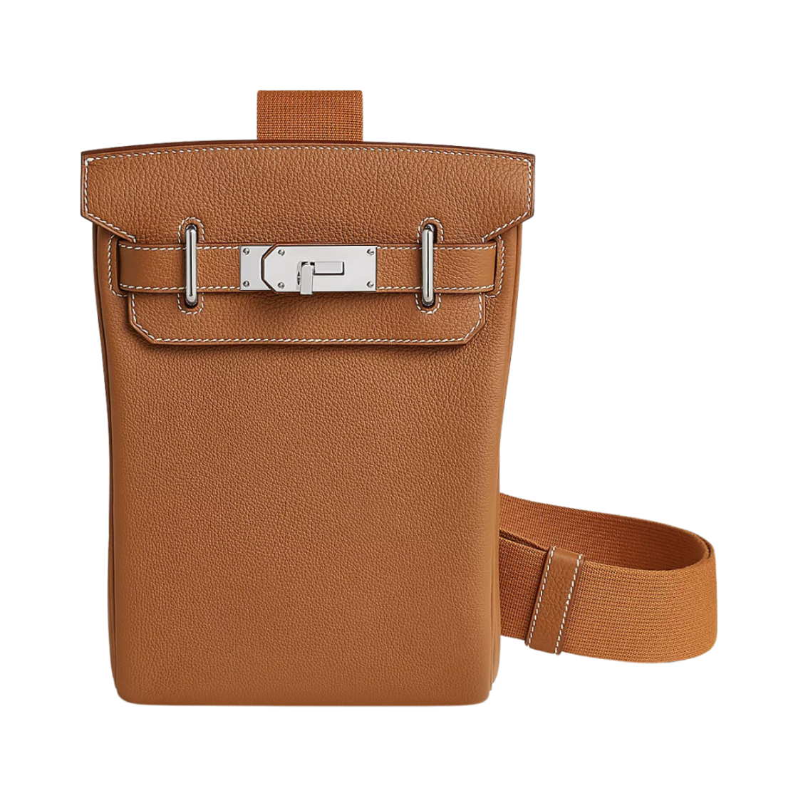 H083589CK37 Hermes Hac a Dos PM Backpack Togo & Palladium Gold