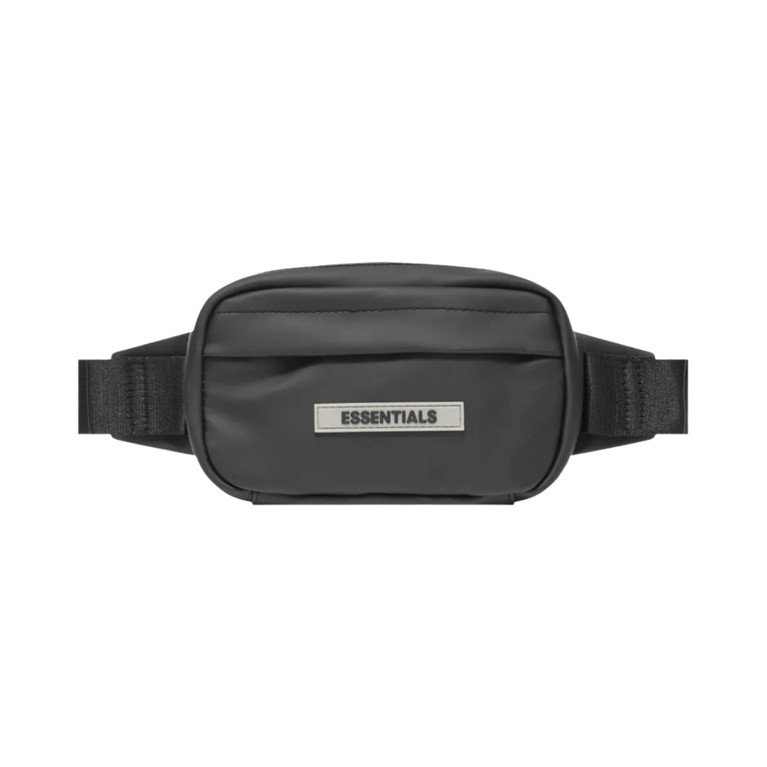 - Essentials Coated Canvas Belt Bag Black - 20FW