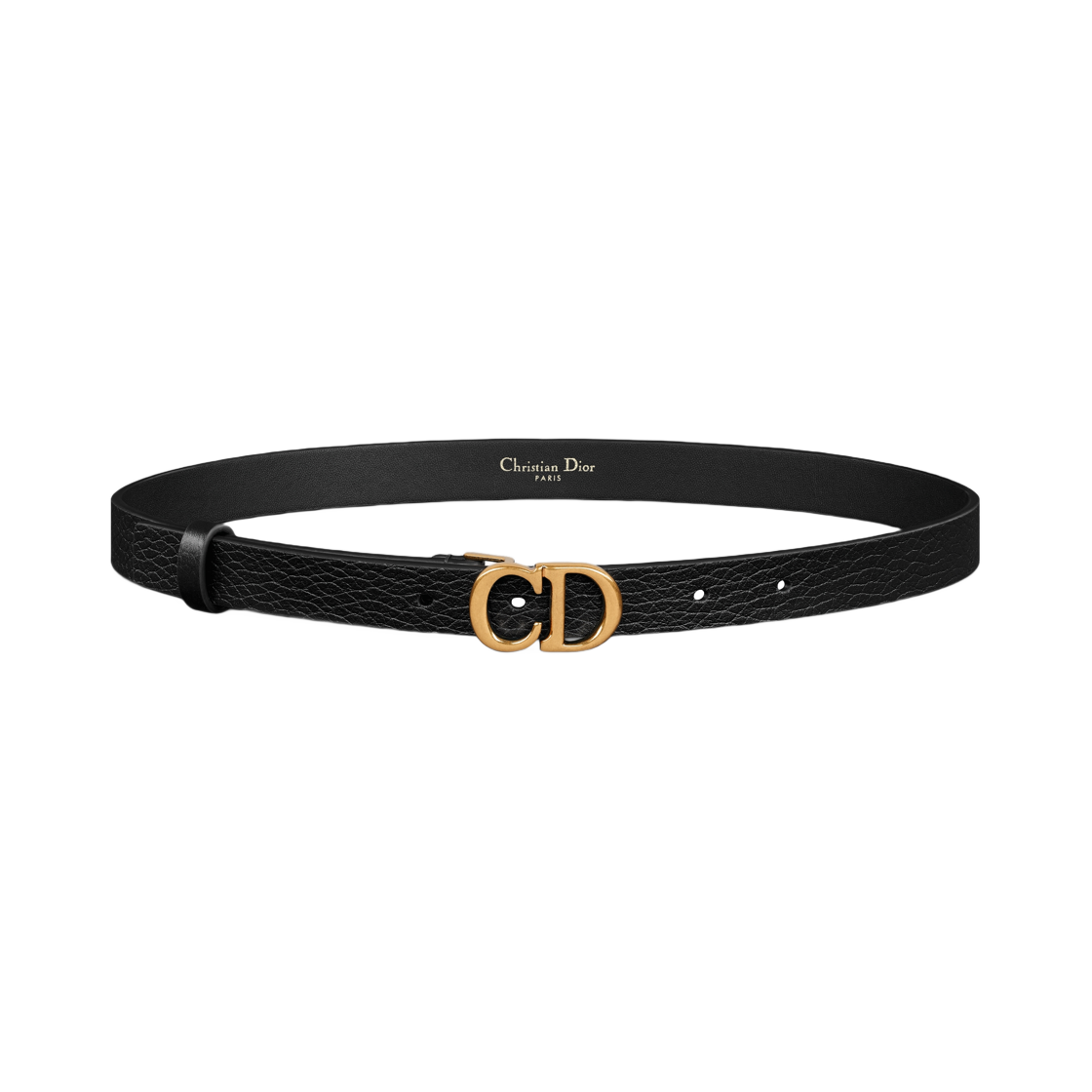 Dior 黒白リバーシブルレザーベルト ゴールドCDロゴ Dior 黒白リバーシブルレザーベルト ゴールドCDロゴ ディオール