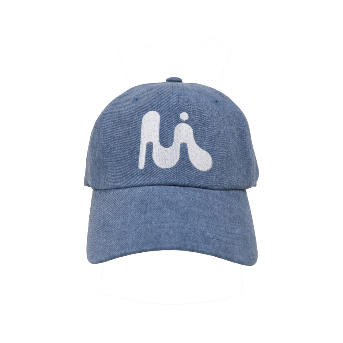 미와이후 빅로고 볼캡 워싱 데님(Miyhoo Big Logo Ball CapWashing Denim)