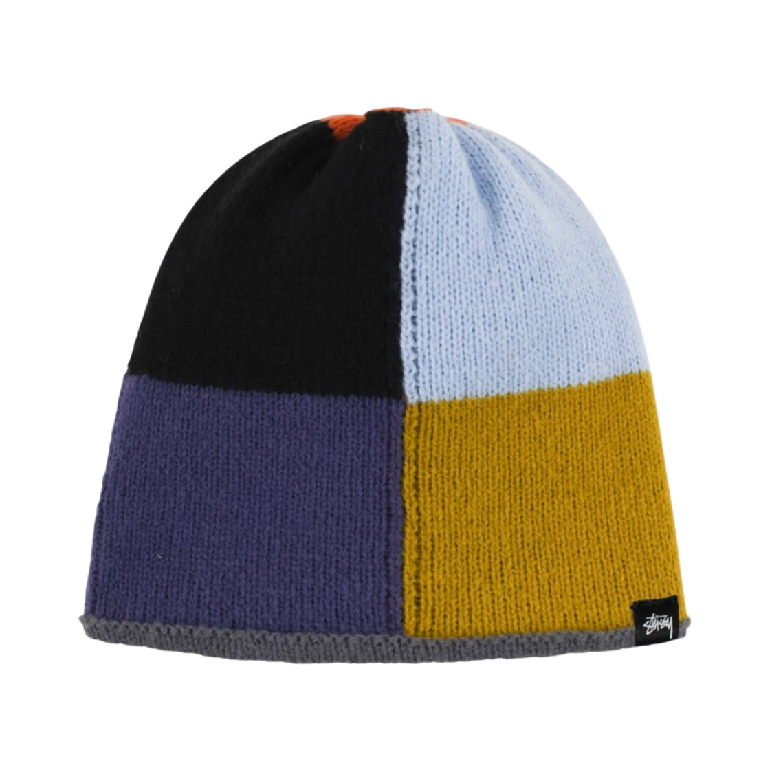 스투시 8 스퀘어 니트 스컬캡 비니 블랙(Stussy 8 Square Knit Skullcap Beanie Black) - 1