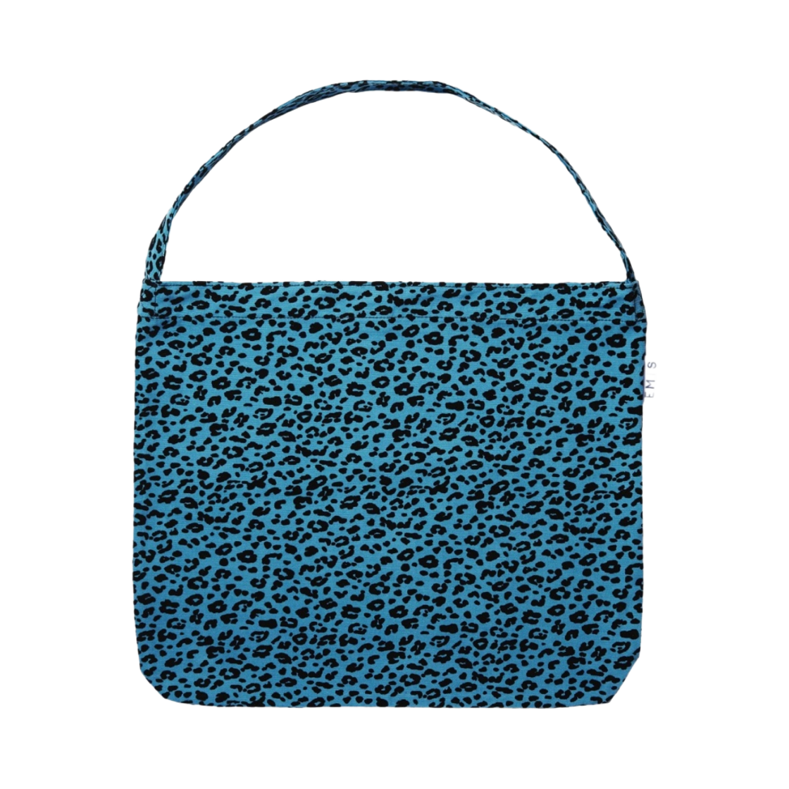 이미스 22Y 레오파드 코듀로이 에코백 블루(Emis 22Y Leopard Corduroy Eco Bag Blue)