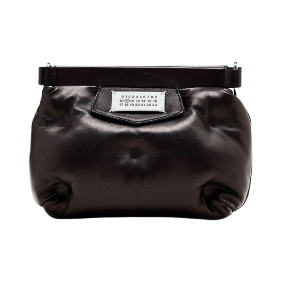 S56WF0161P4300T8013 Maison Margiela Glam Slam Red Carpet Bag Black