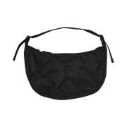 Suade Halfmoon Cross Bag Black