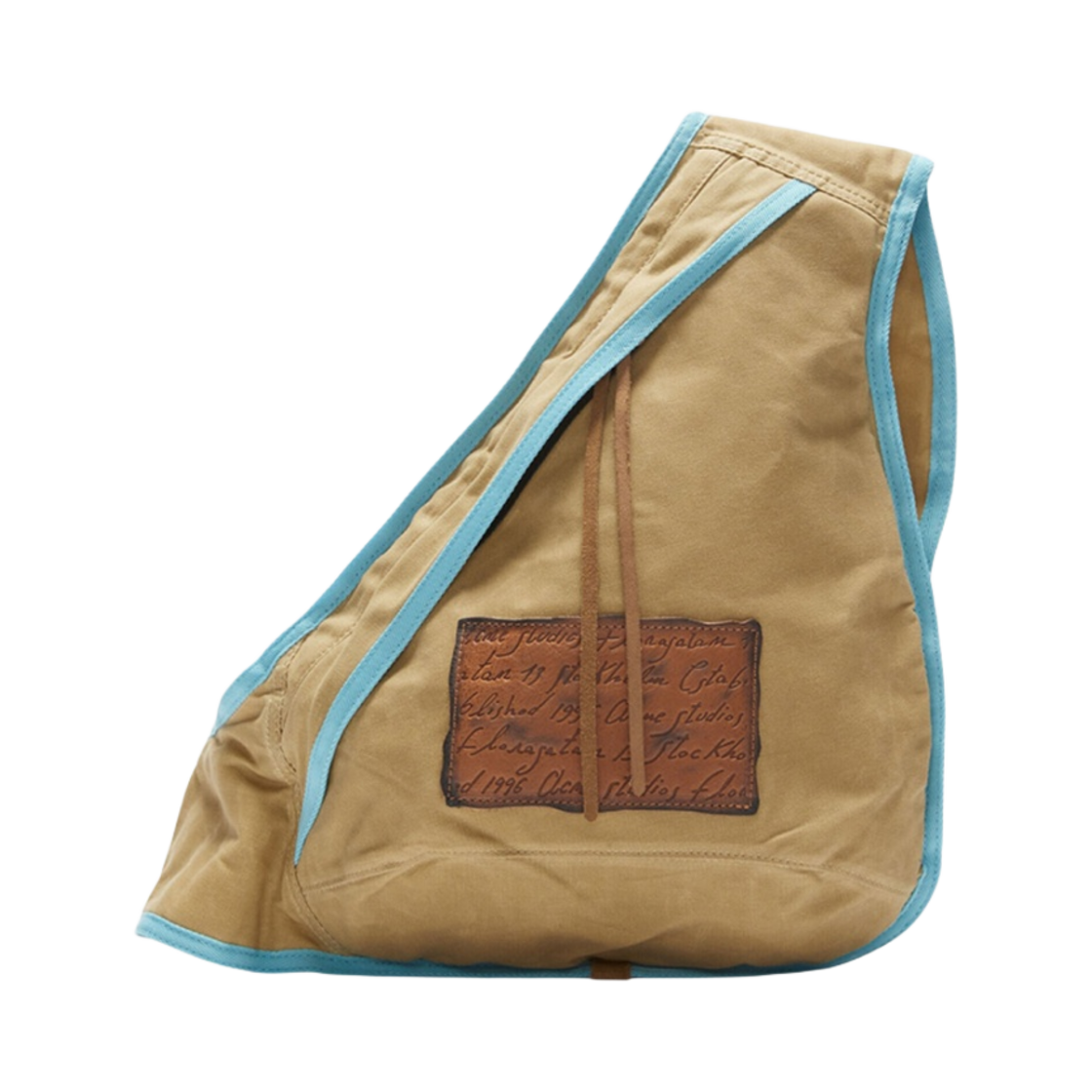 아크네 스튜디오 슬링 백팩 베이지 블루(Acne Studios Sling Backpack Beige Blue) - 1