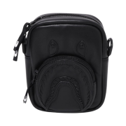BAPE Mad Shark Leather Mini Bag Black