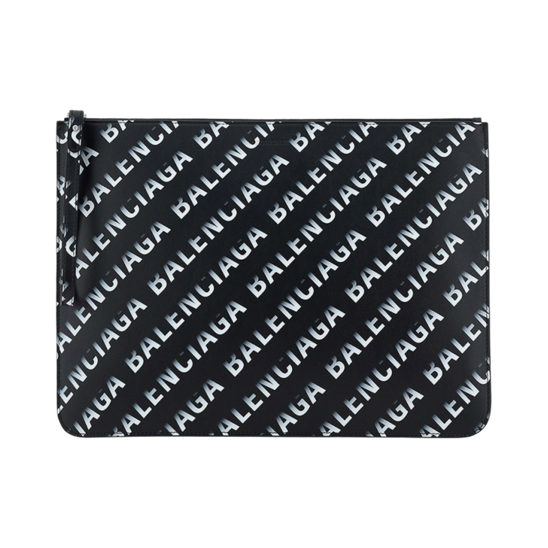 발렌시아가 로고 레터링 캐쉬 스트랩 클러치 블랙(Balenciaga Logo Lettering Cash Strap Clutch Black) - 1
