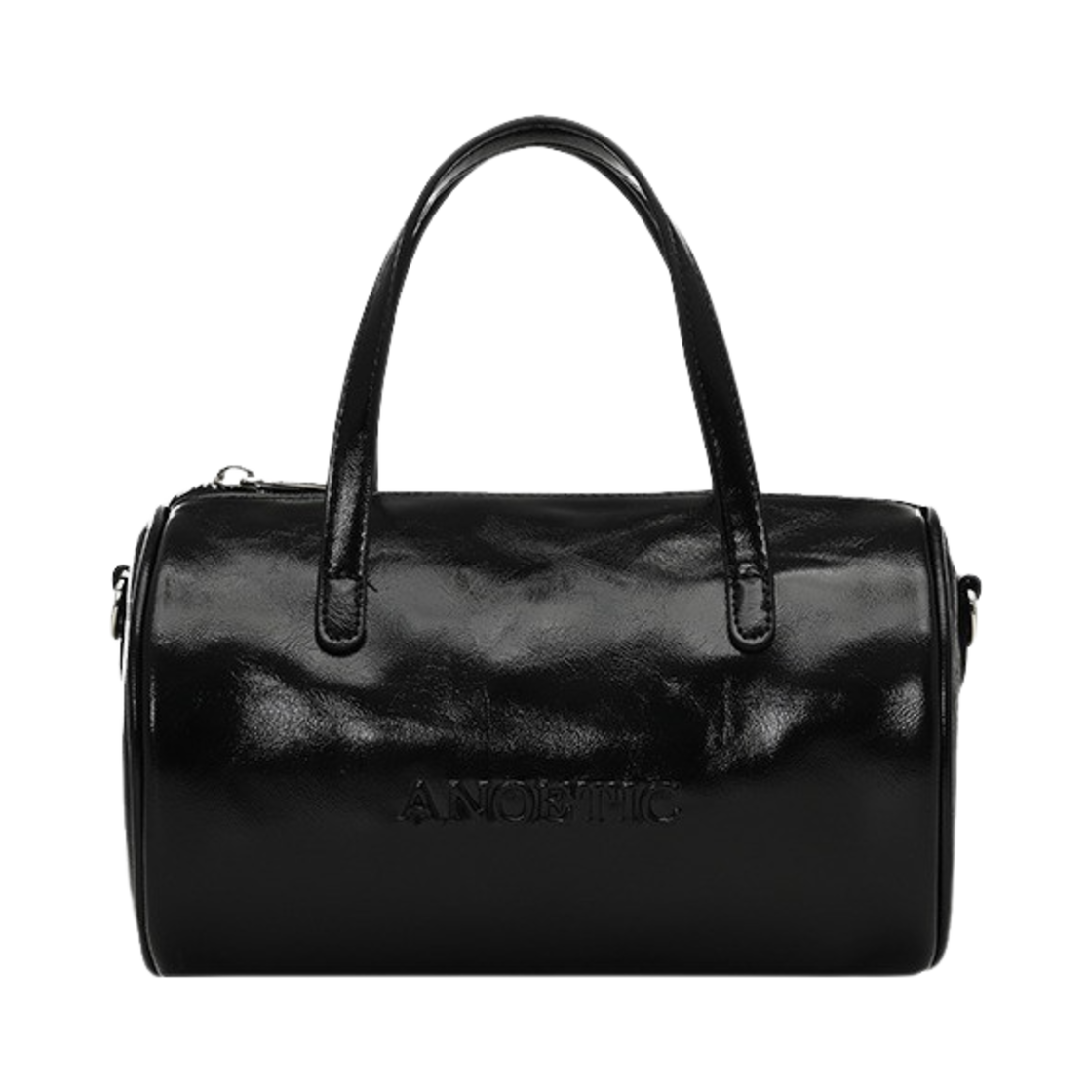 아노에틱 ANC 멜로우 라운드 백 블랙(Anoetic Anc Mallow Round Bag Black)
