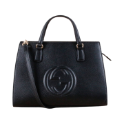Gucci Soho Top Handle Bag Black