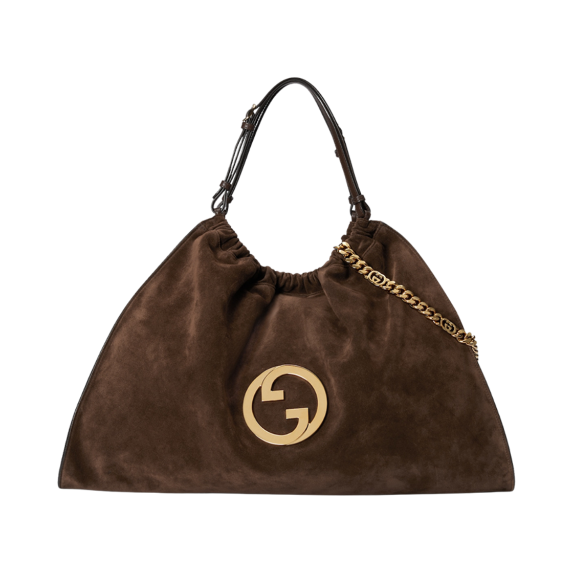 구찌 블론디 라지 토트백 브라운 스웨이드(Gucci Blondie Large Tote Bag Brown Suede) - 1