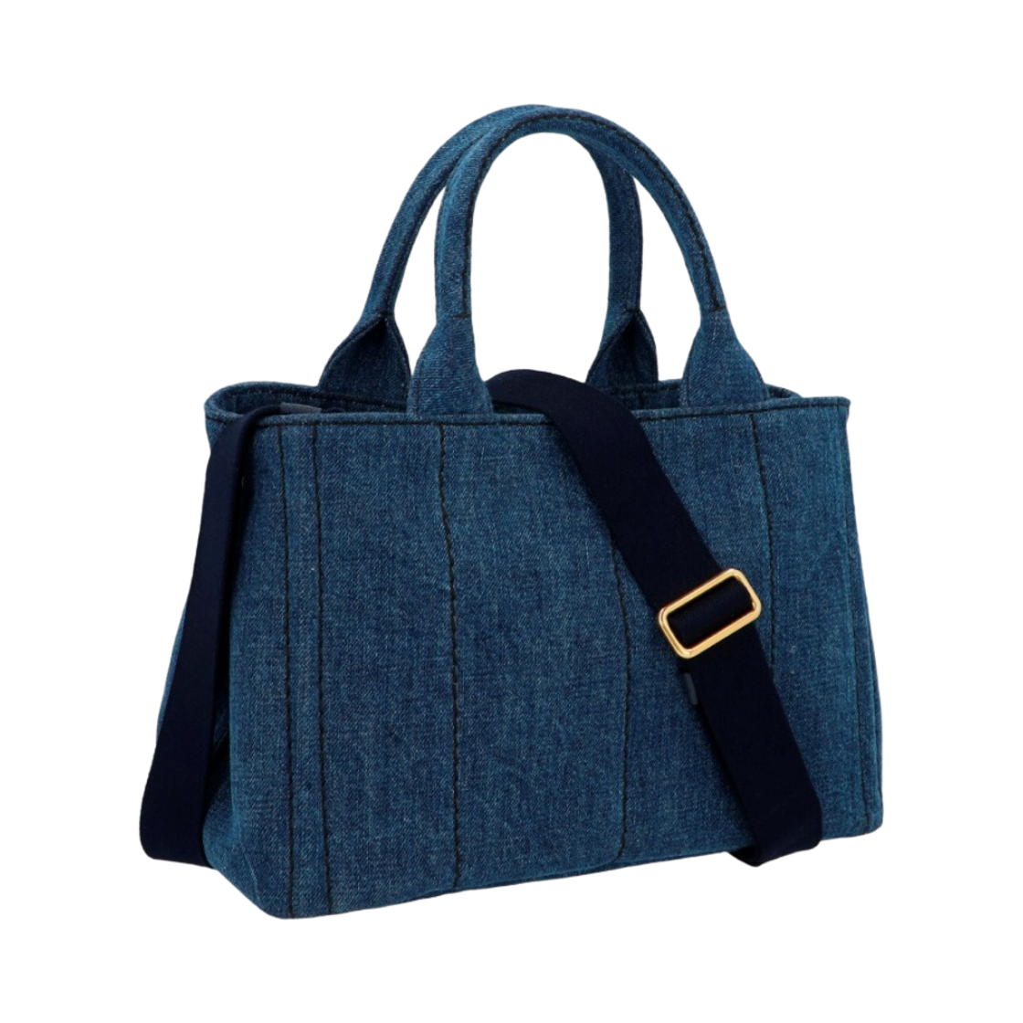 프라다 데님 토트백 네이비(Prada Denim Tote Bag Navy) - 3