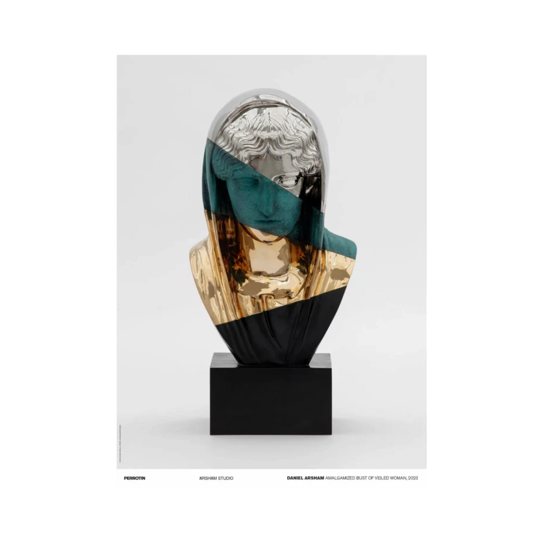 다니엘 아샴 아말가마이즈드 버스트 오브 베일드 우먼 포스터 2023(Daniel Arsham Amalgamized Bust of Veiled Woman Poster 2023)