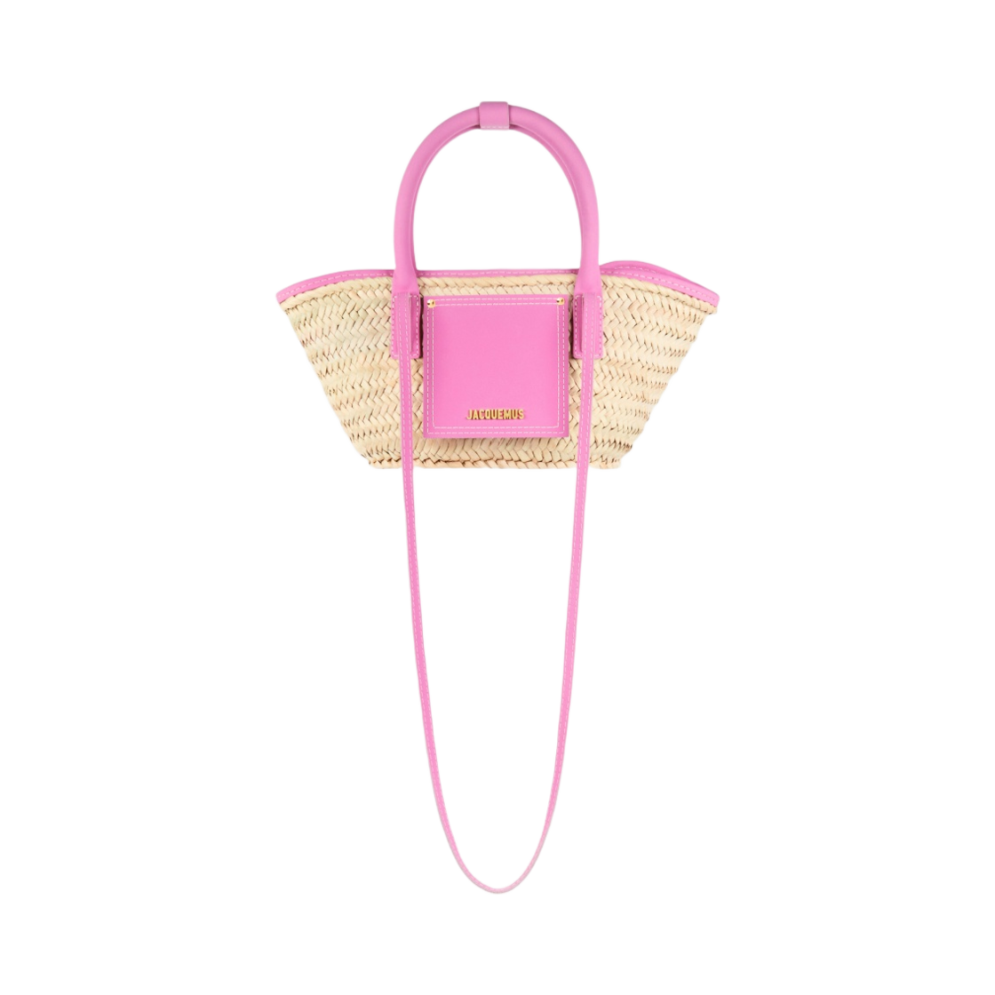 자크뮈스 르 쁘띠 파니에 솔리 미니 비치 바스켓 백 라이트 핑크(Jacquemus Le Petit Panier Soli Mini Beach Basket Bag Light Pink) - 1