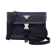 Prada Re-Nylon and Saffiano Leather Smartphone Case Blue