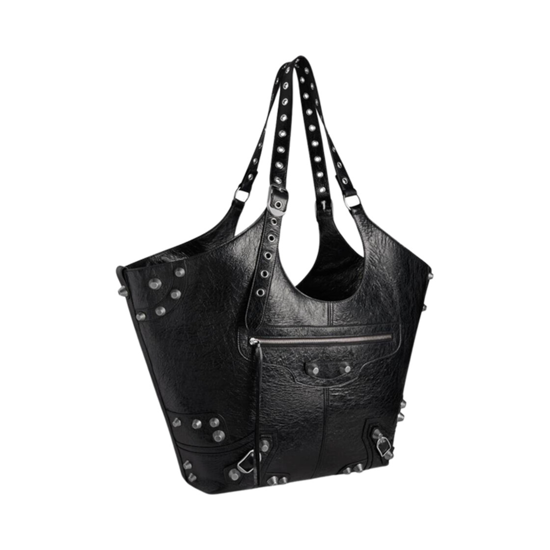 발렌시아가 르 카골 라지 캐리 올 백 블랙(Balenciaga Le Cagole Large Carry All Bag Black) - 2