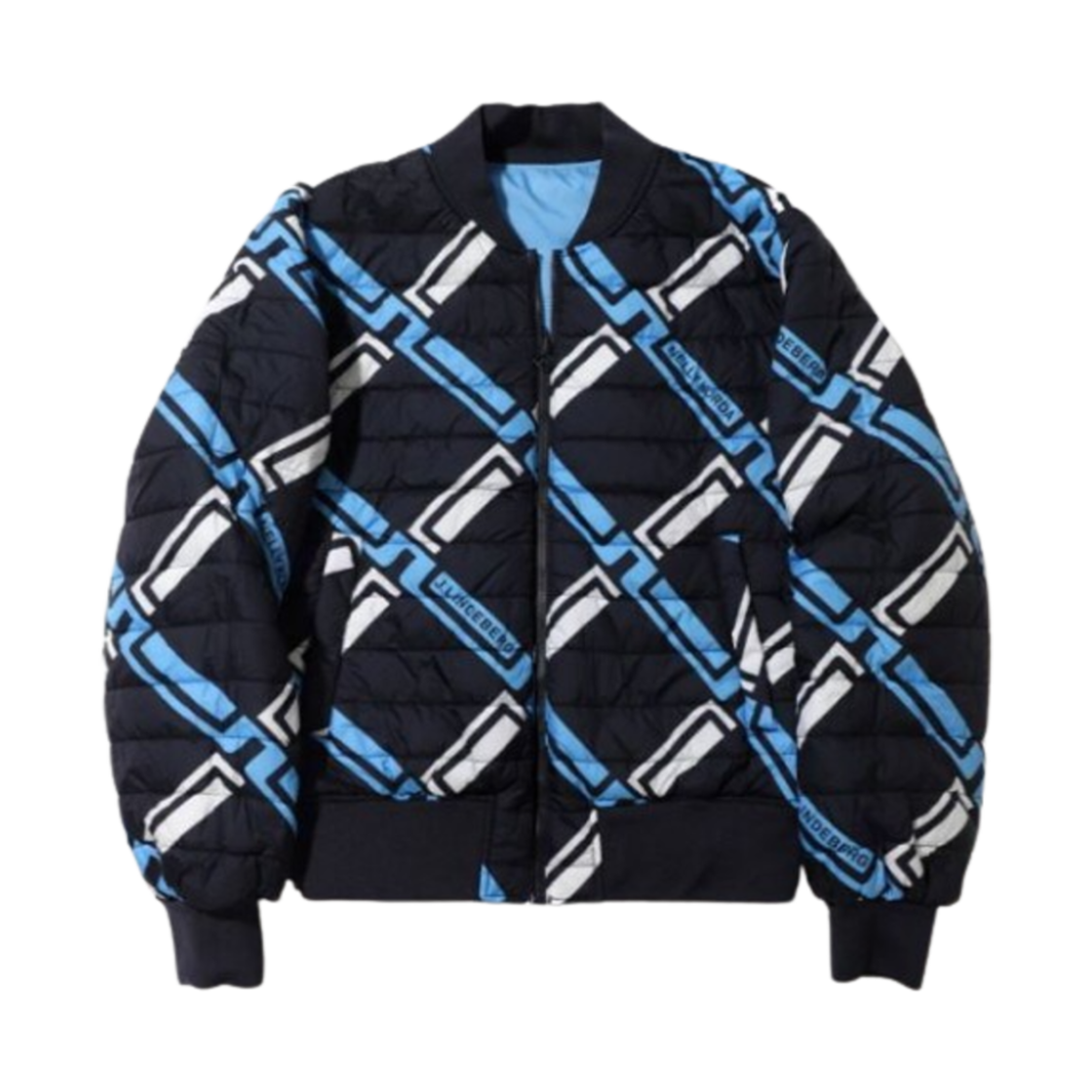 (W) 제이린드버그 넬리 코다 리버시블 자켓 리틀보이 블루((W) J.Lindeberg Nelly Korda Reversible Jacket Littleboy Blue)