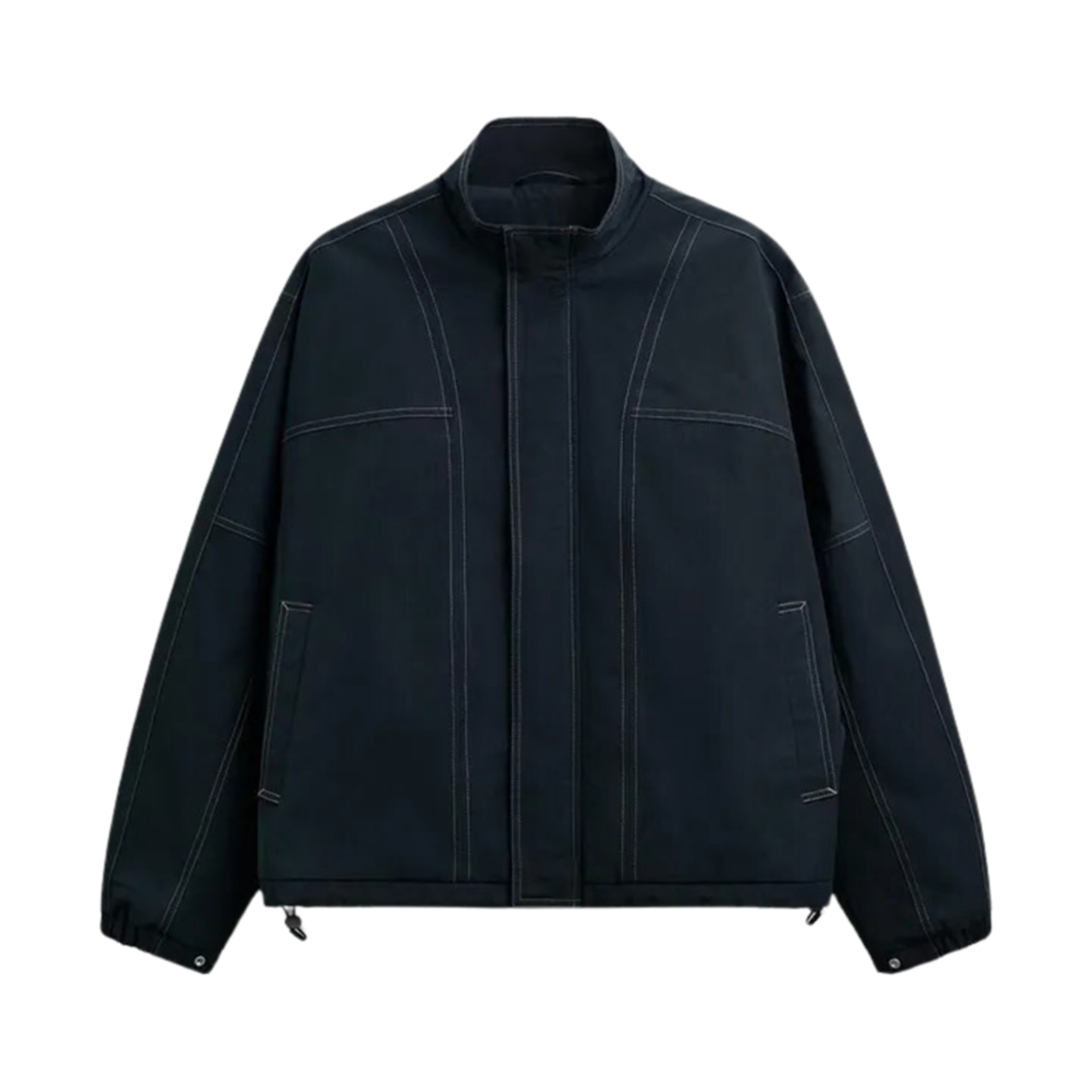 자라 콘트라스트 스티치 점퍼 네이비 블루(Zara Contrast Stitch Jumper Navy Blue)