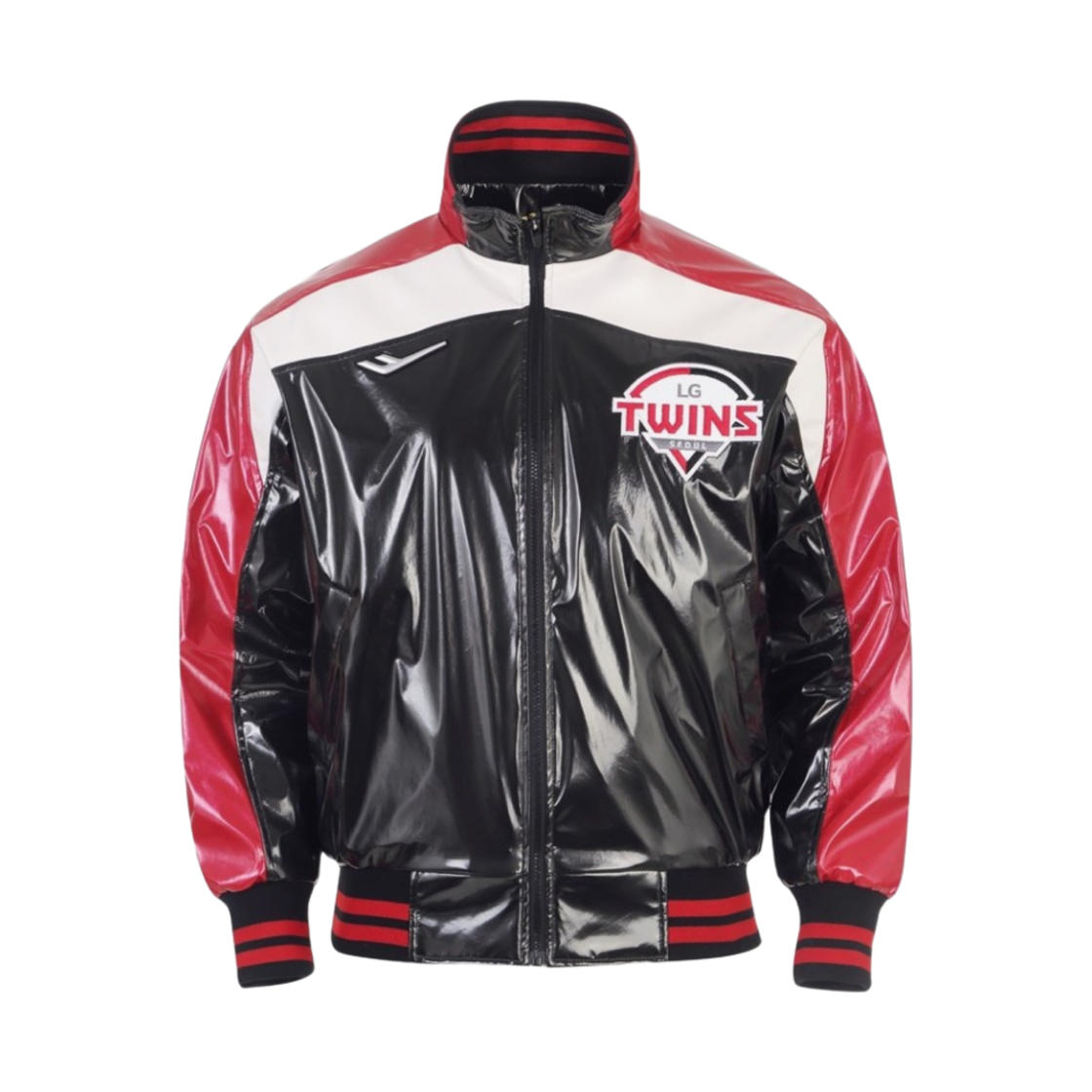 LG 트윈스 x 프로스펙스 2023 어센틱 유광 점퍼 블랙(LG Twins x Prospecs 2023 Authentic Glossy Jumper Black)