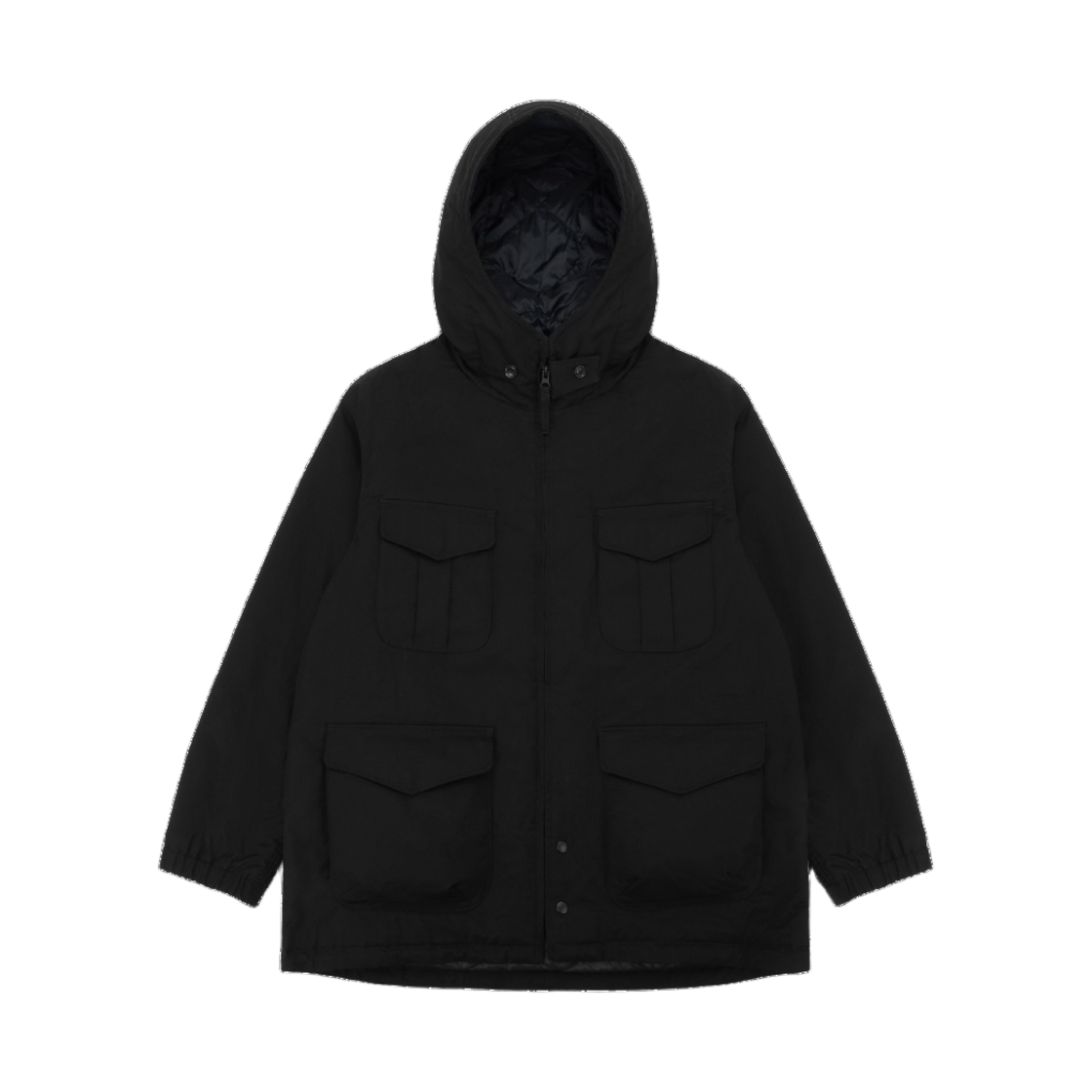 유니클로 x 엔지니어드 가먼츠 퍼프테크 유틸리티 자켓 블랙(Uniqlo x Engineered Garments Pufftech Utility Jacket Black)