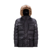 몽클레르 슈브르즈 쇼트 다운 자켓 블랙 - 23FW