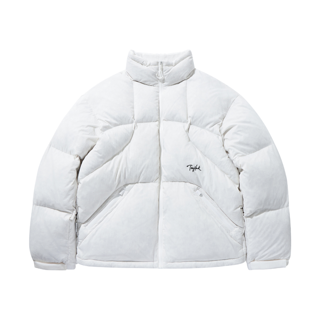 TH2404DP01IV TONY HAWK Torrey Pines High Neck Down Short Puffer Ivory