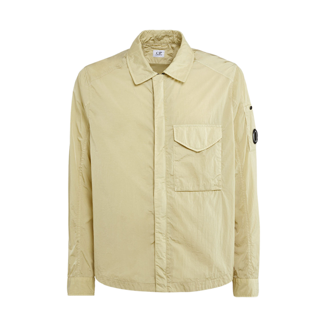 15CMOS041A005904G317 C.P. Company Chrome-R Zipped Overshirt Mojade Desert Yellow - 23FW