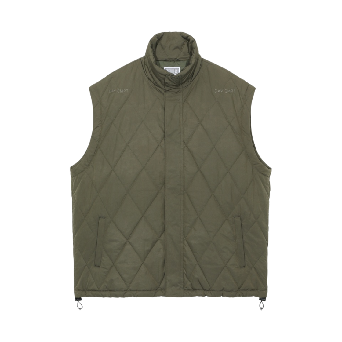 카브엠트 디테치 슬리브 퀼트 자켓 올리브 - 23SS(Cav Empt Detach Sleeve Quilt Jacket Olive - 23SS) - 3