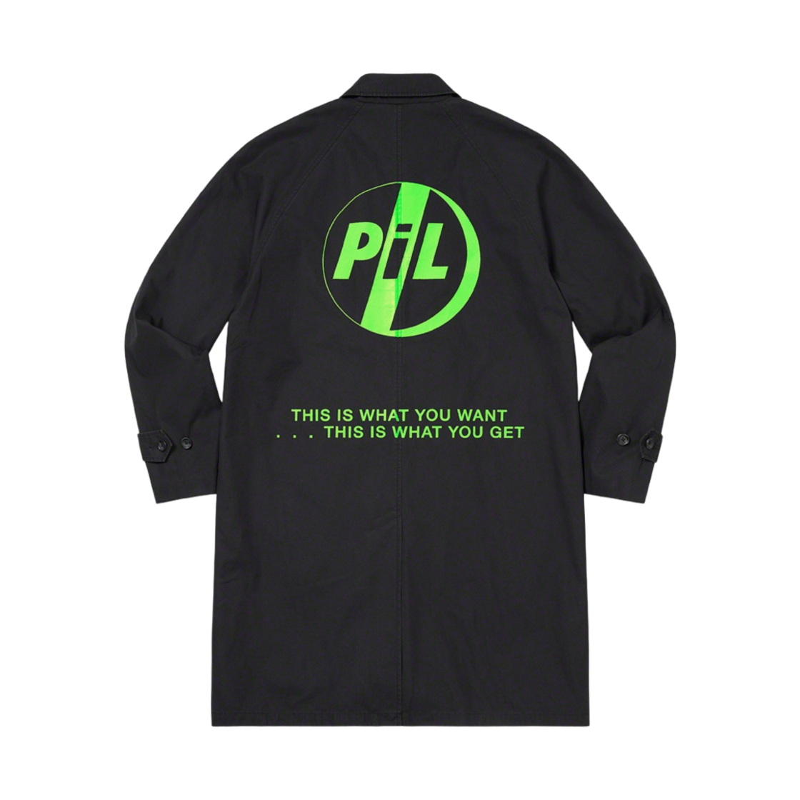슈프림 필 트렌치 코트 블랙 - 22FW(Supreme PiL Trench Coat Black - 22FW) - 3