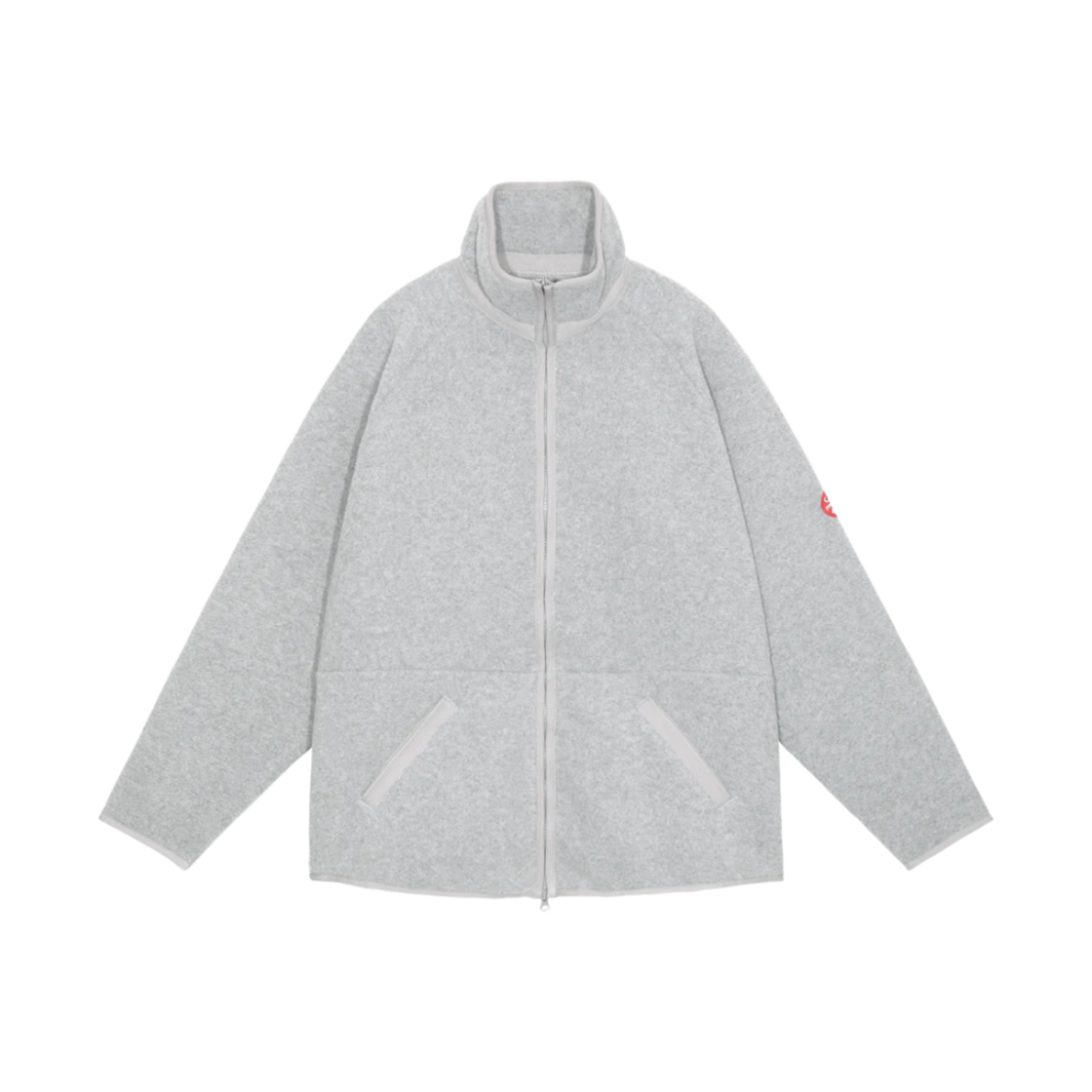 - Cav Empt PW Fleece Zip Up Grey - 25SS