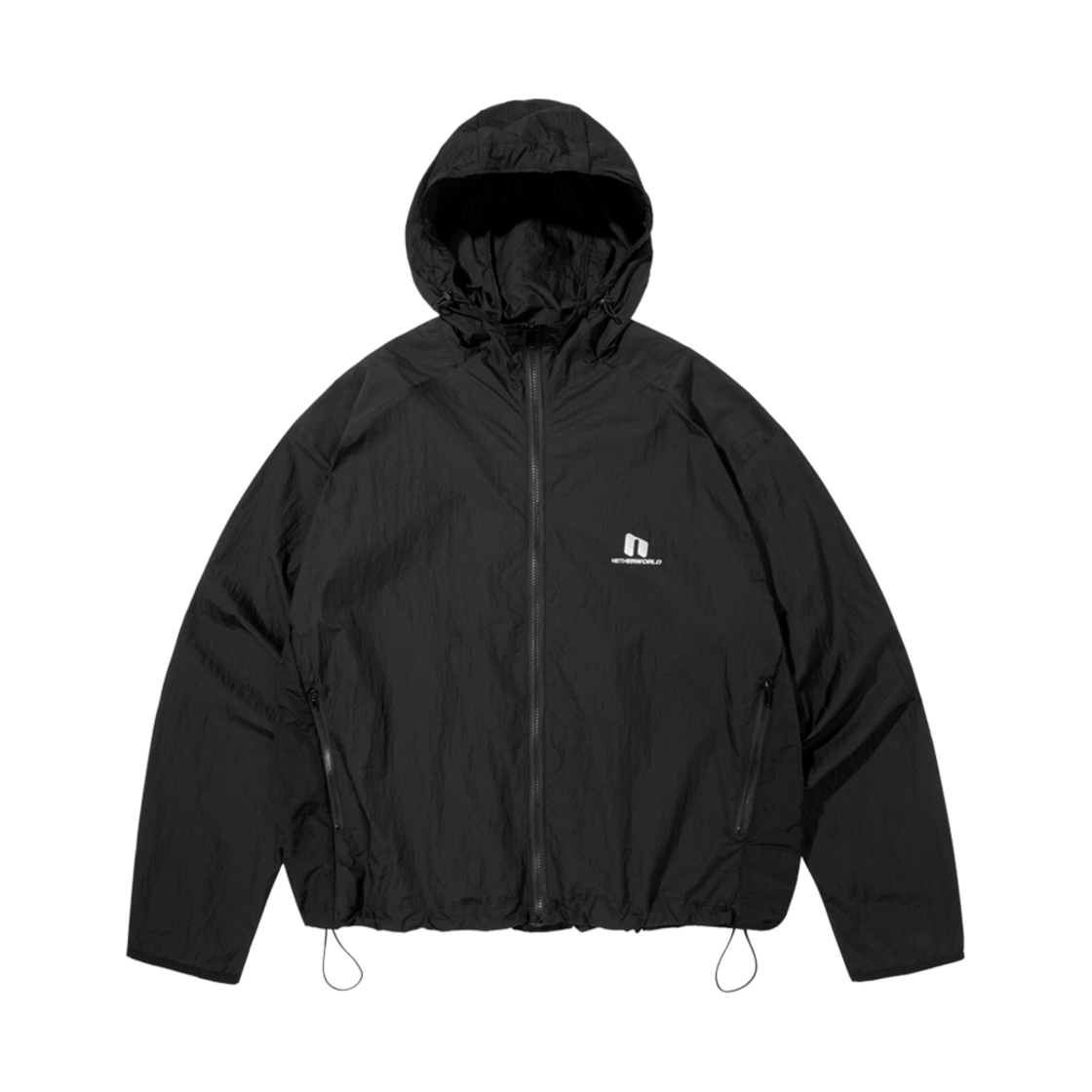 NTW-48 Netherworld Paneled Layout Jacket Black