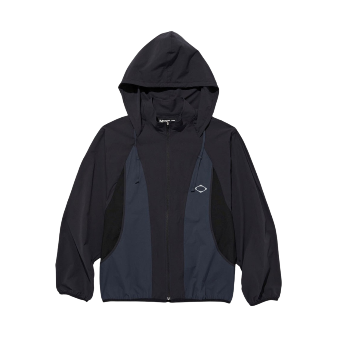 (W) 미스치프 SS 컬러블록 윈드브레이커 블랙((W) Mischief SS Color Blocked Windbreaker Black)