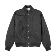1017 Alyx 9SM Nylon Logo Varsity Jacket Black