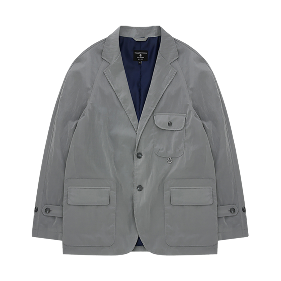 SS24JSJ051GY Hongwoosung Sports Suit Jacket Gray