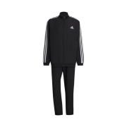 Adidas Aeroready Essentials Regular-Fit 3-Stripes Track Suit Black - KR Sizing