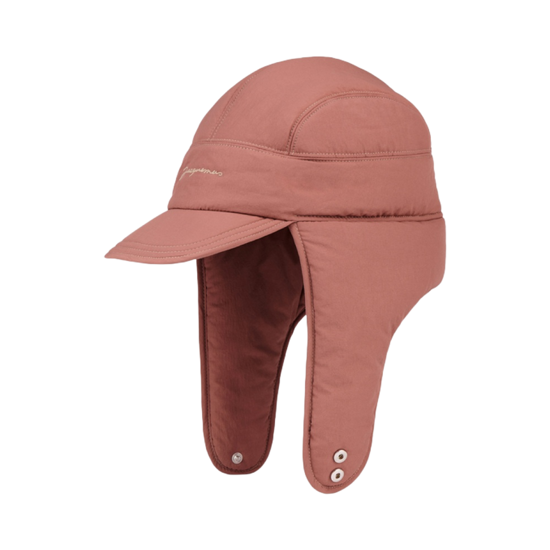 자크뮈스 라 카굴 브리치올라 퍼프 이어 플랩 햇 테라코타(Jacquemus La Cagoule Bricciola Puffed Ear Flap Hat Terracotta) - 2