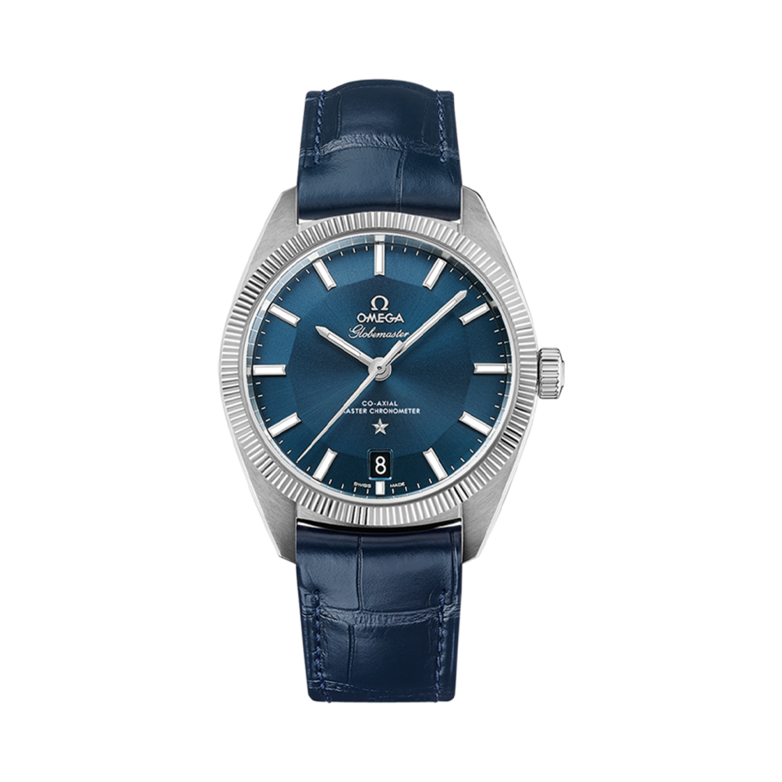 13033392103001 Omega Constellation Globemaster Steel Blue