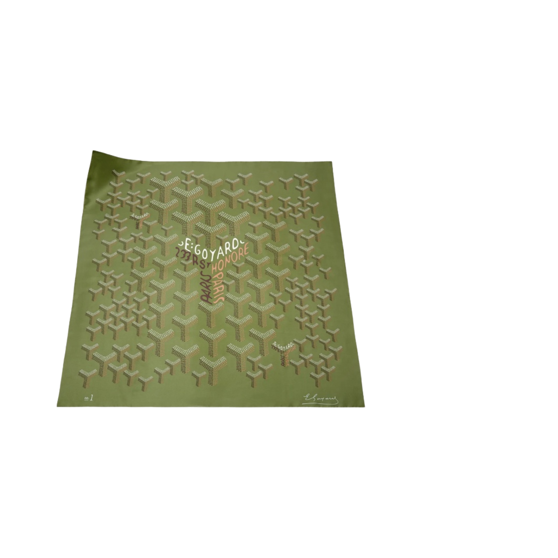 - Goyard N.1 Scarf Khaki