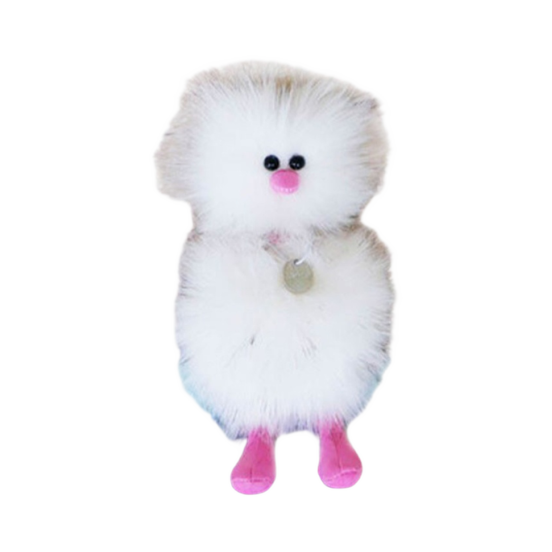 코지모지 어글리 버드 키링 화이트