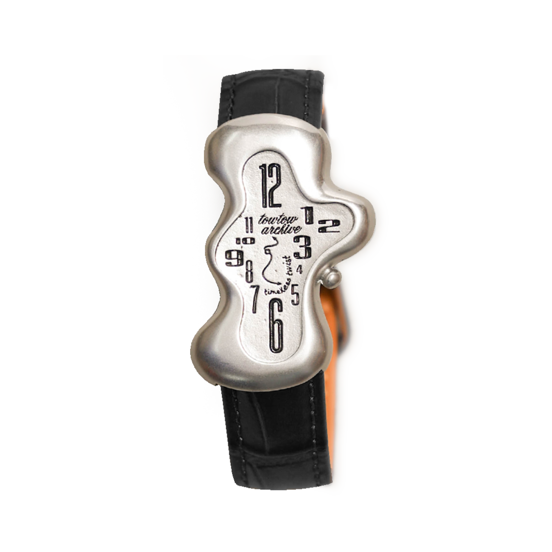 토우토우아카이브 타임리스 트위스트 위슬릿 V3 블랙&실버(TOWTOW.ARCHIVE Timeless Twist Wristlet V3_Black&Silver)