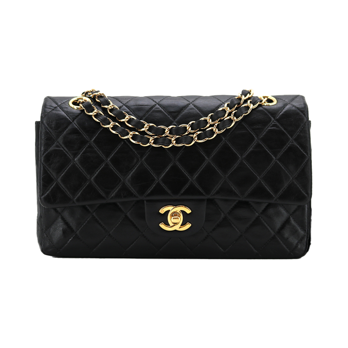 샤넬 클래식 미듐 카프스킨 금장(Chanel Classic Medium Calfskin Gold) - 1