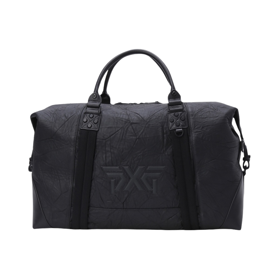 피엑스지 밀리터리 워시드 레더 보스턴 백 블랙(PXG Military Washed Leather Boston Bag Black)