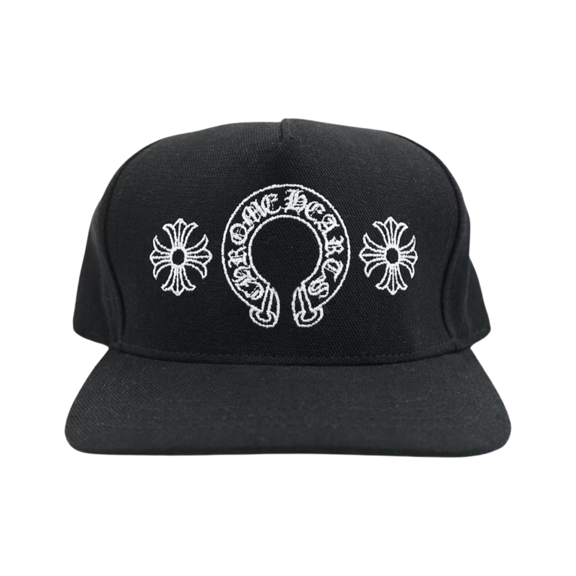 크롬하츠 홀스슈 데님 베이스볼햇 블랙(Chrome Hearts Horseshoe Denim Baseball Hat Black)
