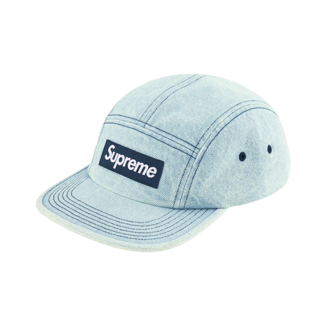 슈프림 데님 캠프캡 라이트 워시드 인디고 - 25SS(Supreme Denim Camp Cap Light Washed Indigo - 25SS)