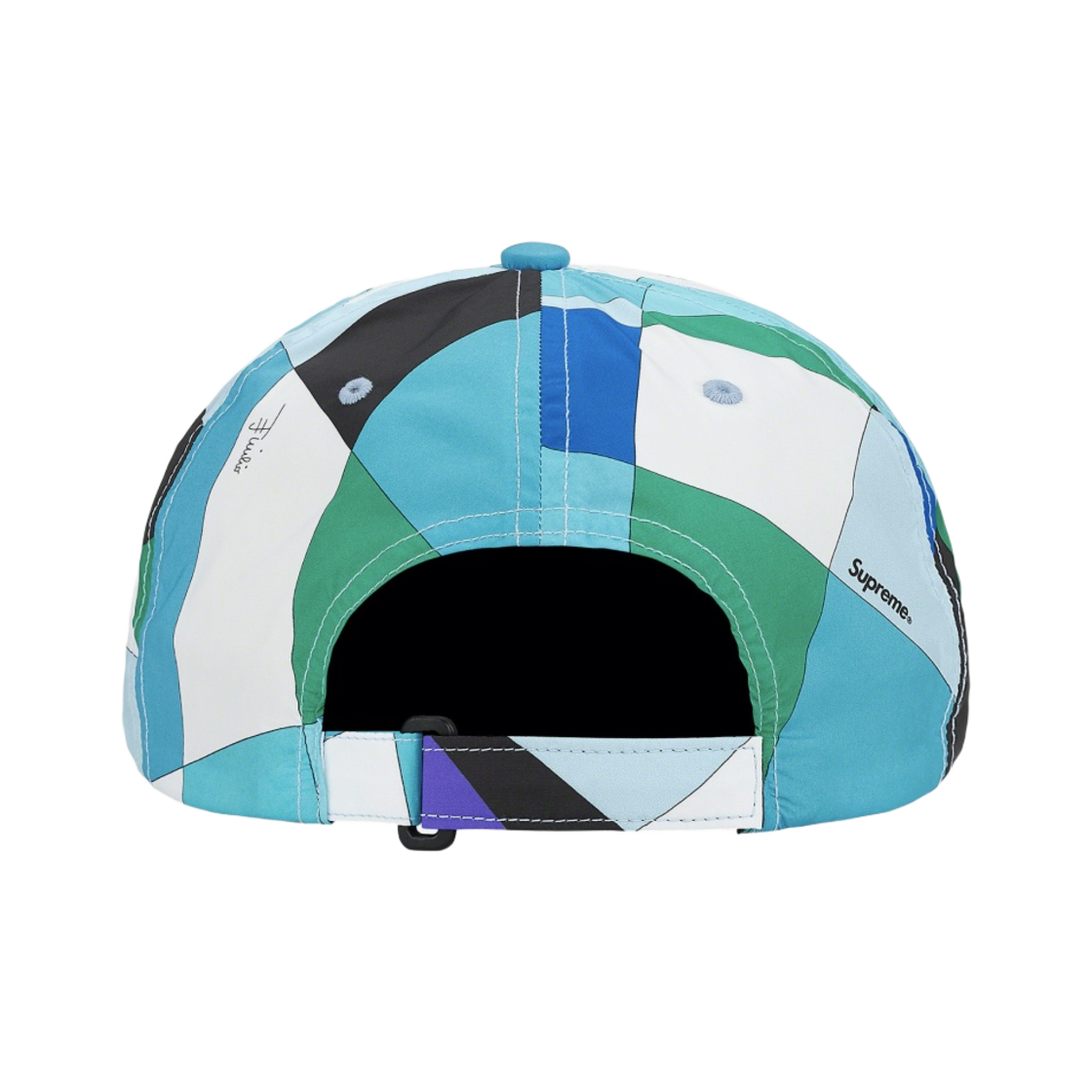 슈프림 x 에밀리오 푸치 6-패널 캡 블루 - 21SS(Supreme x Emilio Pucci 6-Panel Blue - 21SS) - 3