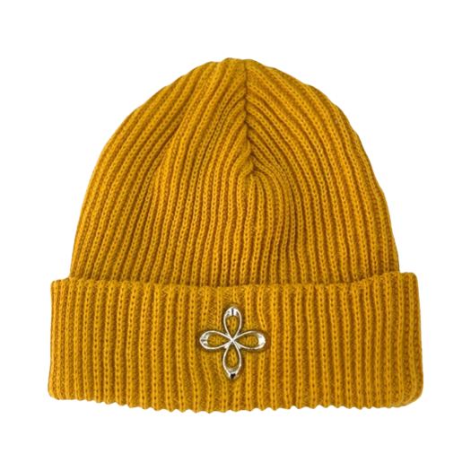 New-1020177 Surgery Clover Logo Beanie Ver.2 Mustard
