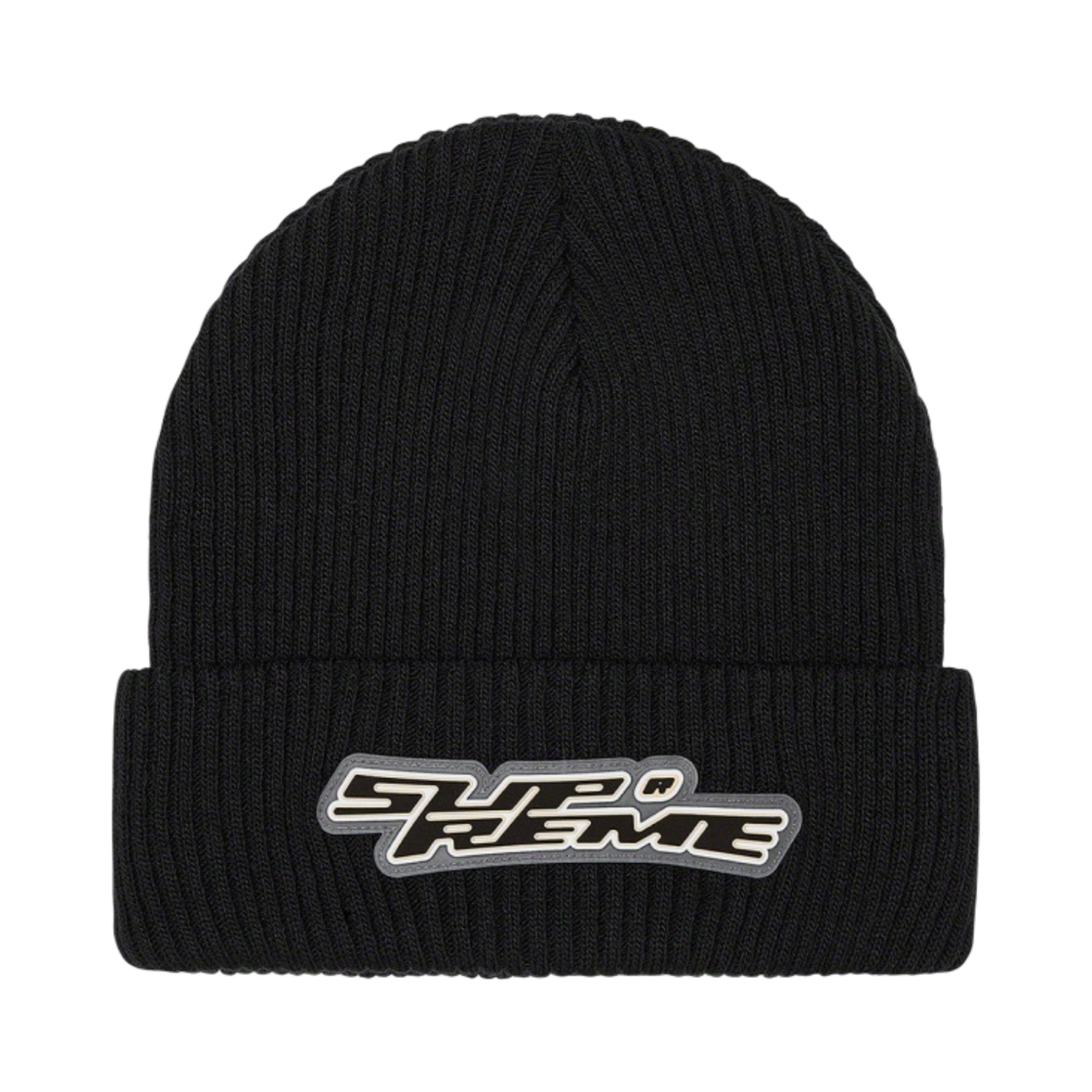 슈프림 레이즈드 로고 패치 비니 블랙 - 21FW(Supreme Raised Logo Patch Beanie Black - 21FW) - 1